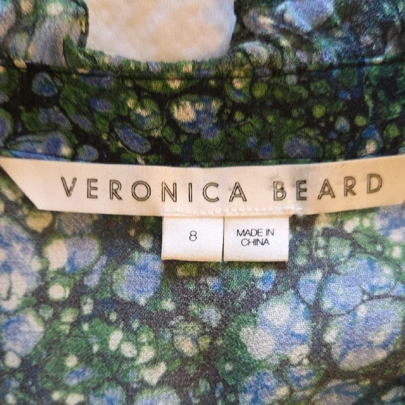 VERONICA BEARD Candita printed chiffon blouse - Picture 7 of 9